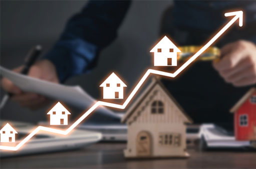rising property market growth trend